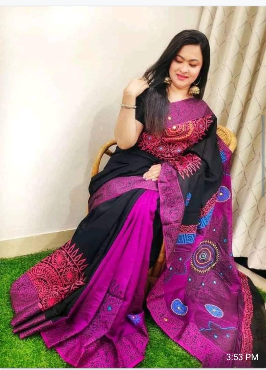 প্রিমিয়াম ধুপিয়ান সিল্ক শাড়ি